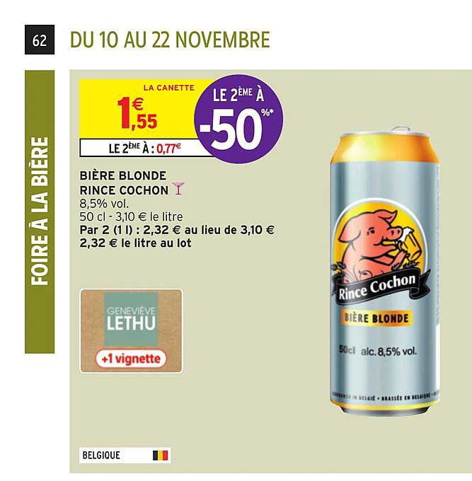 Bière Blonde Rince Cochon