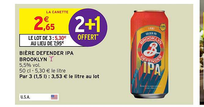 bière defender ipa brooklyn