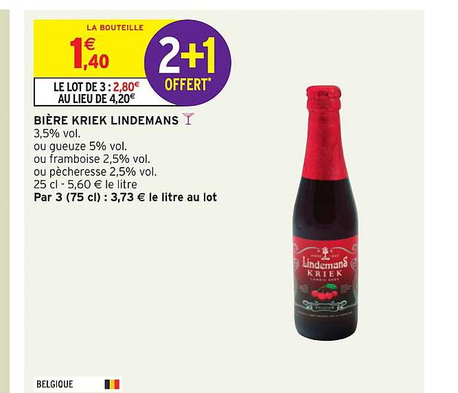 bière kriek lindemans