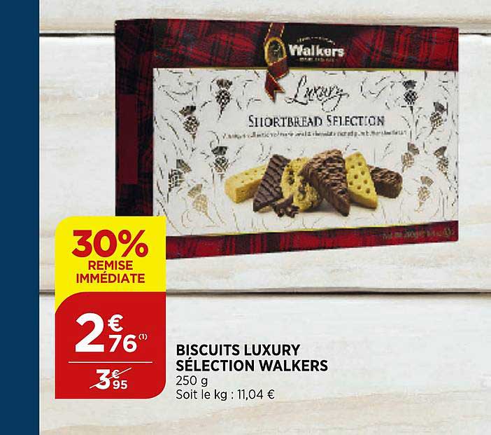biscuits luxury sélection walkers 30% de remise immédiate