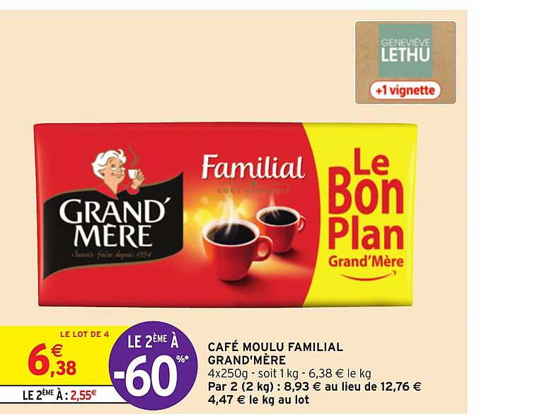 Café Moulu Familial Grand'mère