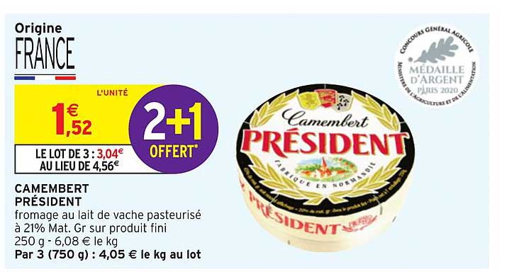 Camembert Président