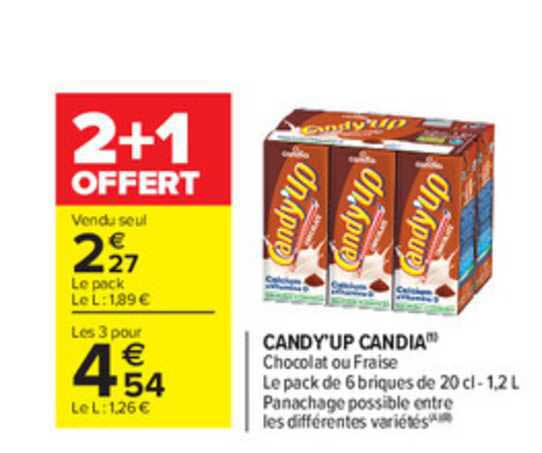 Candy'up Candia 2+1 Offert