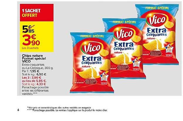 chips nature format spécial vico