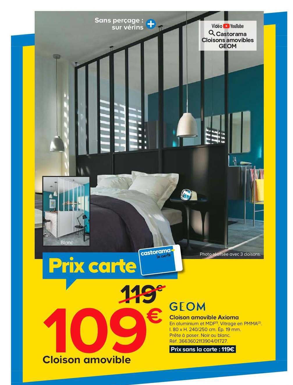 cloison amovible axiome geom