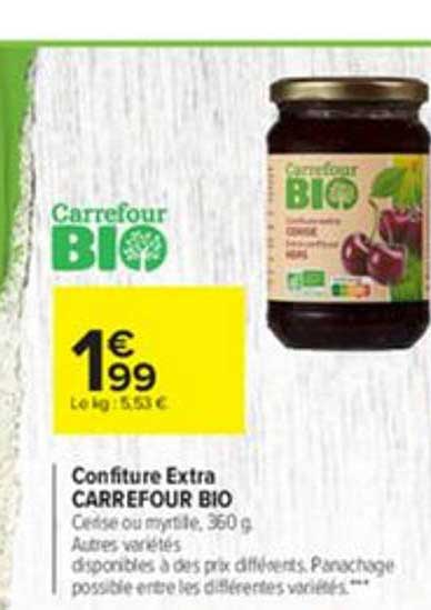 Confiture Extra Carrefour Bio