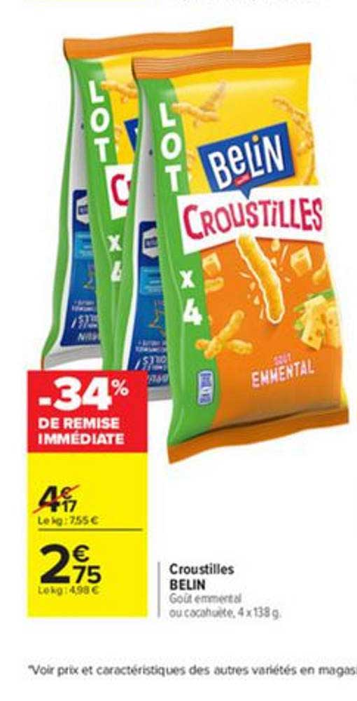 Croustilles Belin -34% De Remise Immédiate