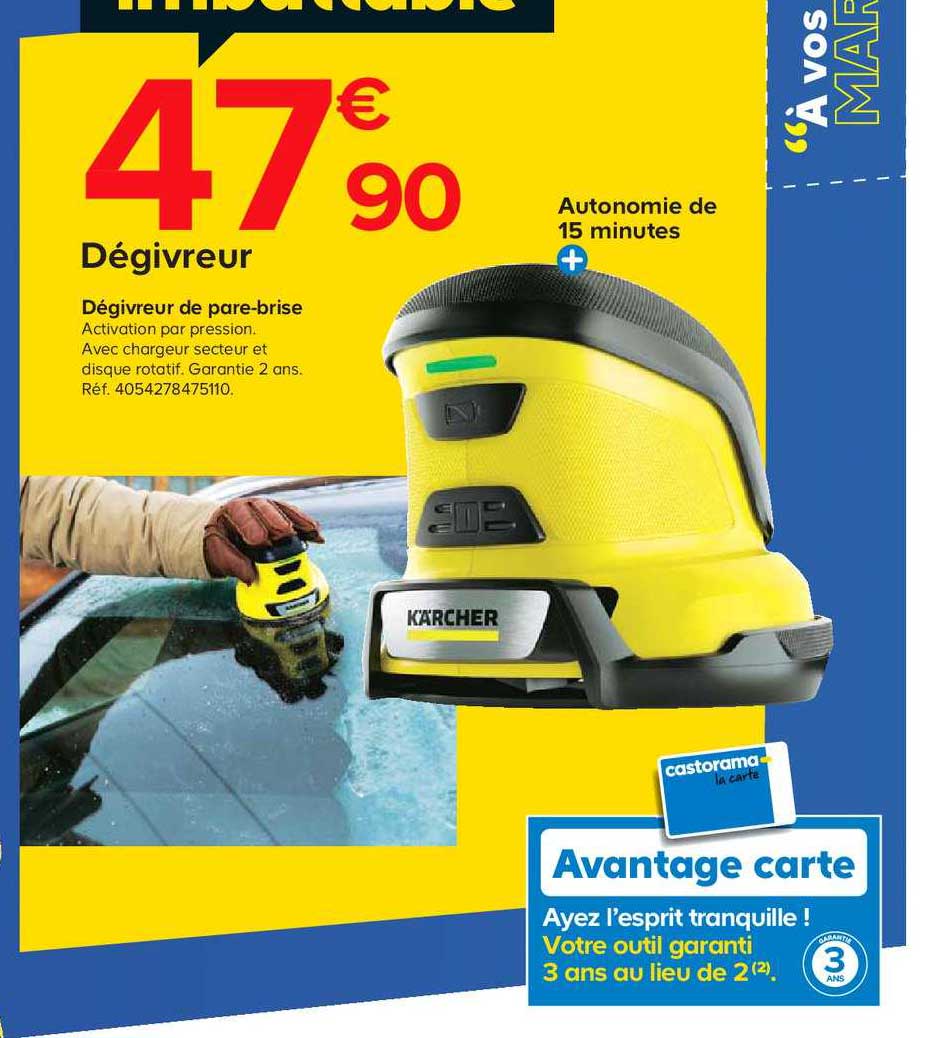 dégivreur de pare brise