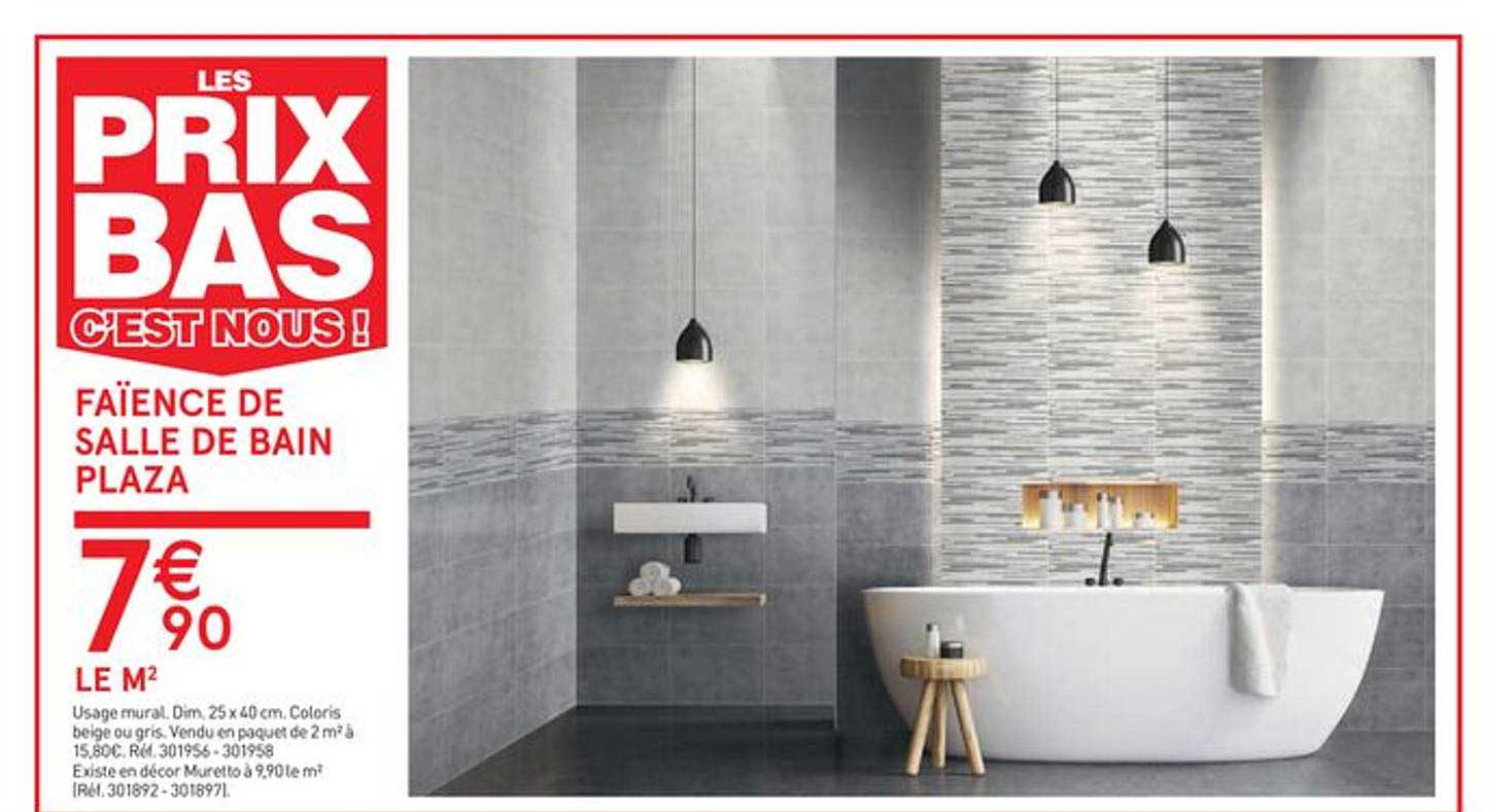 faïence de salle de bain plaza