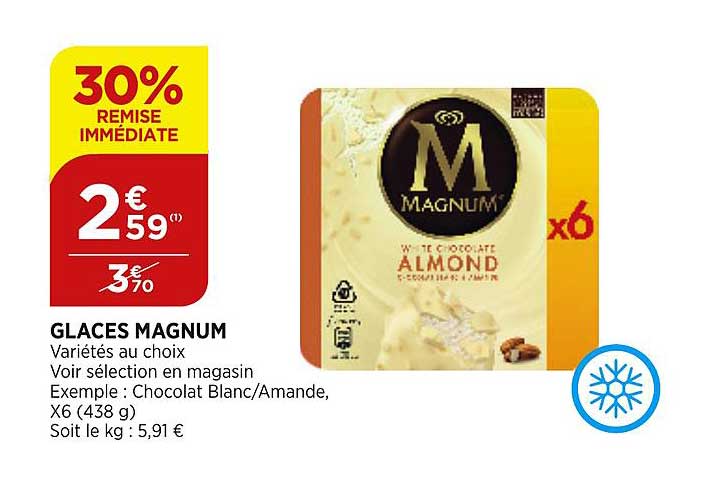 Glaces Magnum 30% De Remise Immédiate