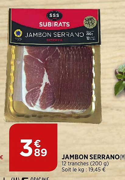 Jambon Serrano