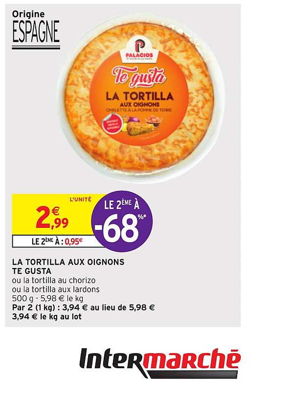 La Tortilla Aux Oignons Te Gusta