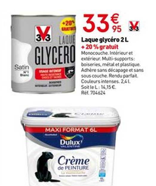 laque glycéro 2 l