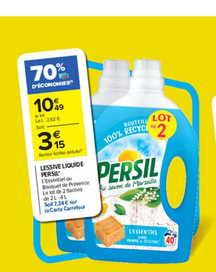 Lessive Liquide Persil