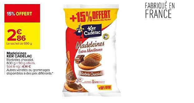 madeleines ker cadelac