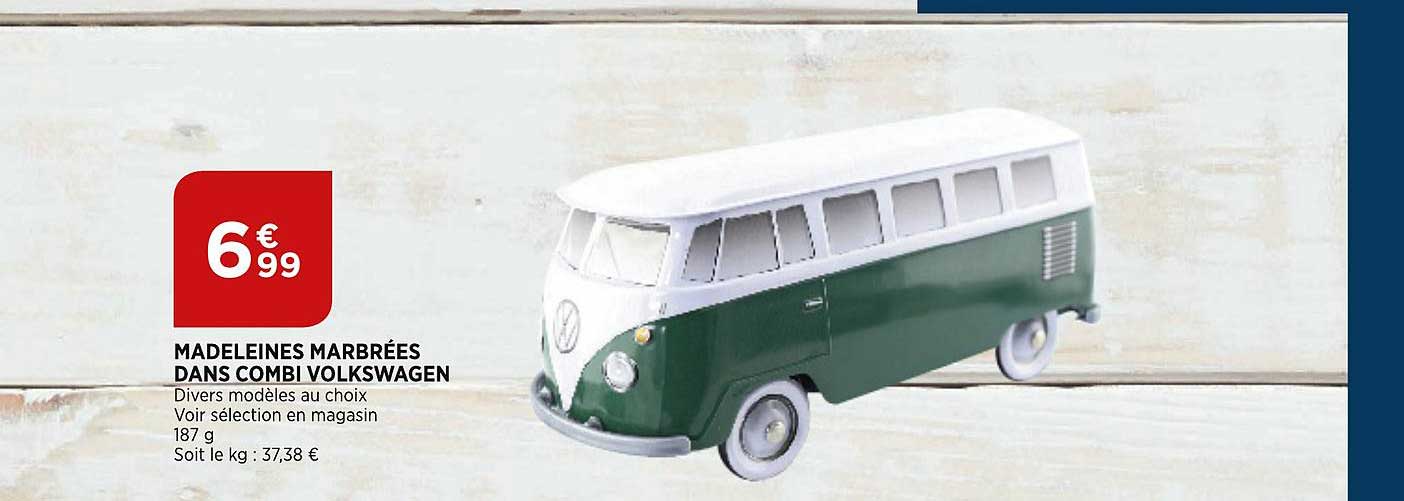 Madeleines Marbrées Dans Combi Volkswagen