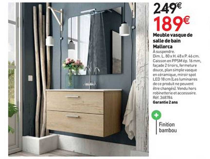 Meuble Vasque De Salle De Bain Mallorca