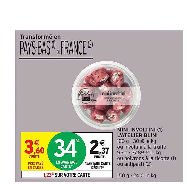 mini involtini l'atelier blini