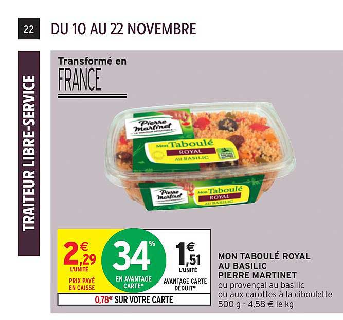 mon taboulé royal au basilic pierre martinet