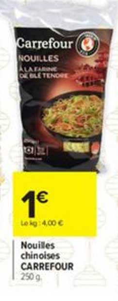 nouilles chinoises carrefour
