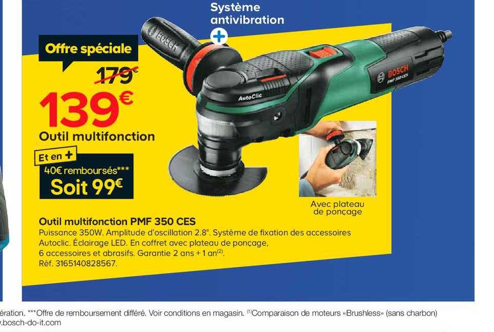 outil multifonction pmf 350 ces