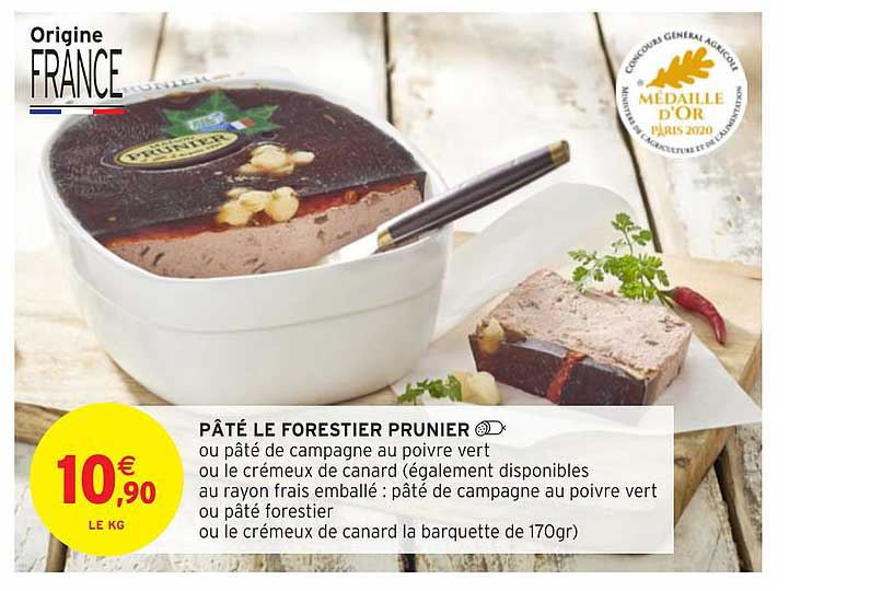 pâté le forestier prunier
