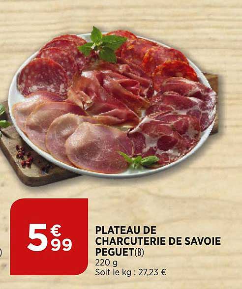 Plateau De Charcuterie De Savoie Peguet