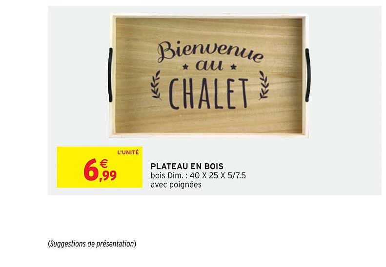 Plateau En Bois