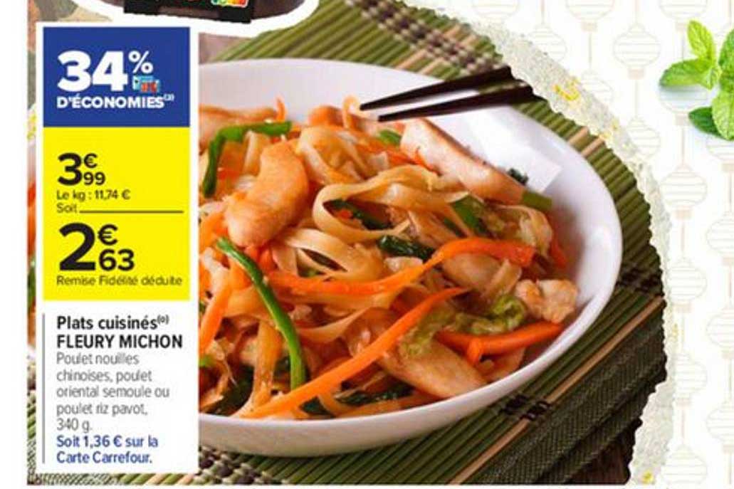 plats cuisinés fleury michon