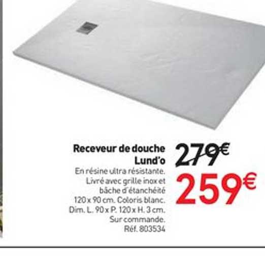 Receveur De Douche Lund'o