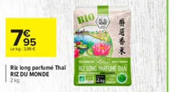 Riz Long Parfumé Thaï Riz Du Monde