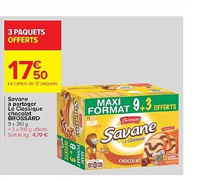 savane à partager le classique chocolat brossard