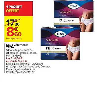 sous vêtements tena