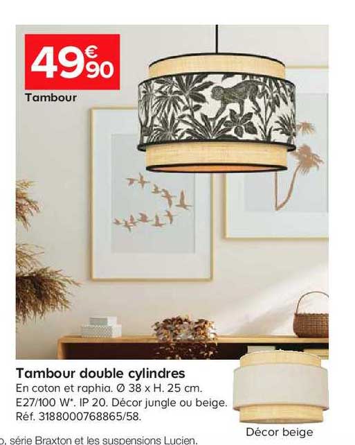 tambour double cylindres