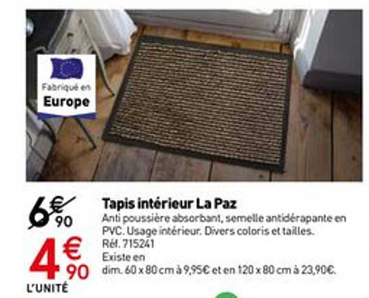 tapis intérieur la paz