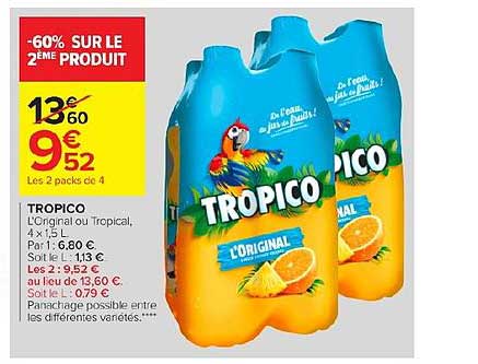 Tropico -60 Sur Le 2ème Produit