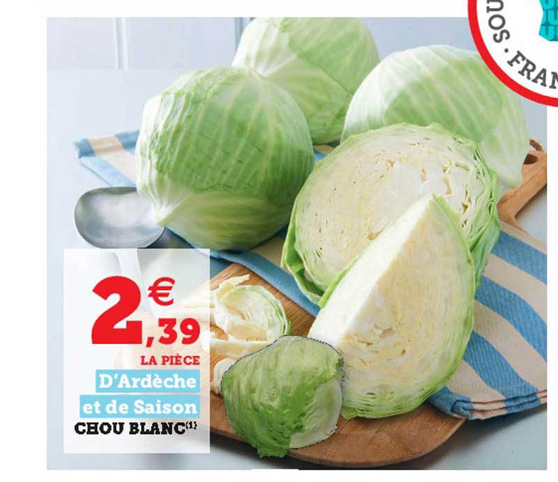 chou blanc d'ardèche et de saison