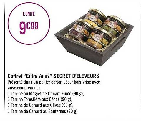 coffret "entre amis" secret d'éleveurs