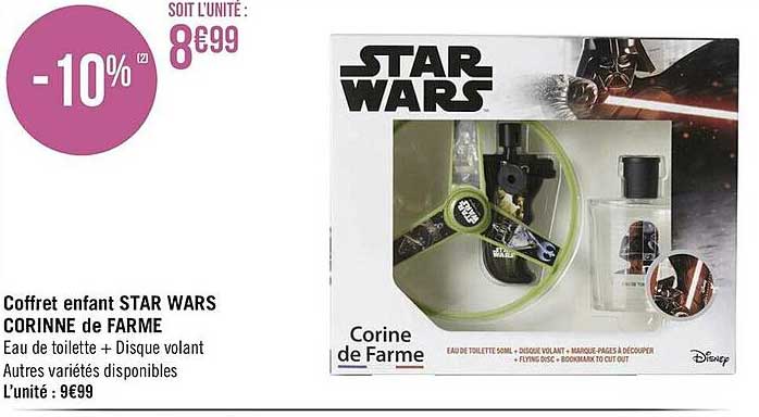 coffret enfants star wars corinne de farme