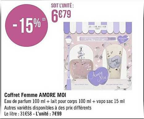 coffret femme amore moi