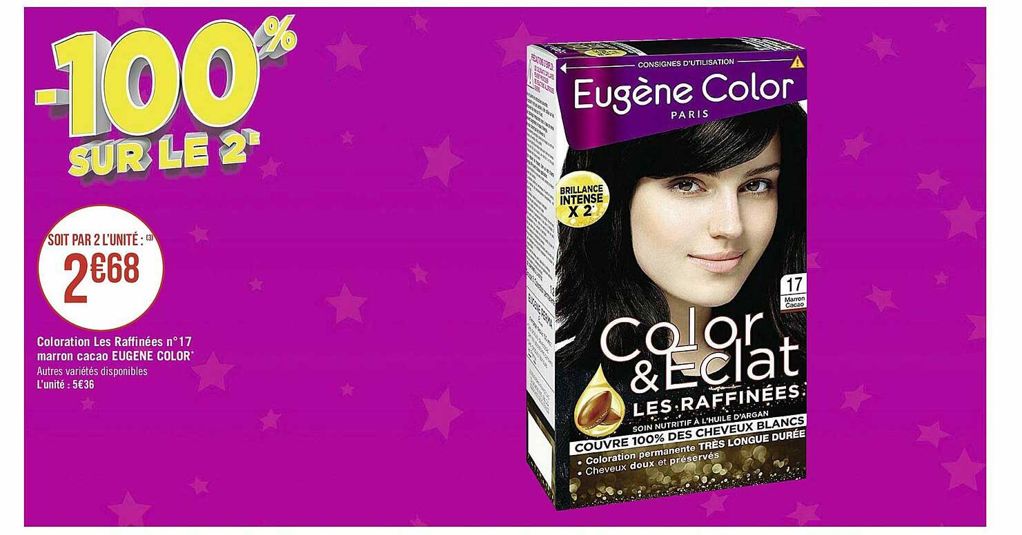 Coloration Les Raffinées N°17 Marron Cacao Eugène Color