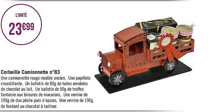 corbeille camionnette n°83