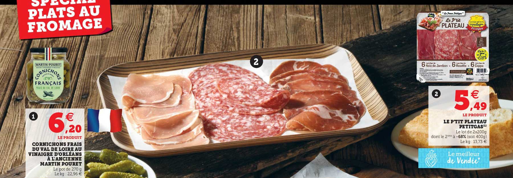 cornichons frais du val de loire au vinaigre d'orléans à l'ancienne martin pouret