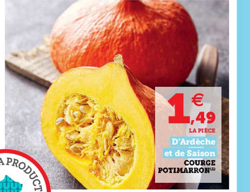 courge potimarron d'ardèche et de saison