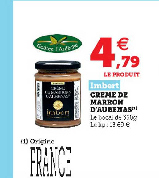 Crème De Marron D'aubenas Imbert