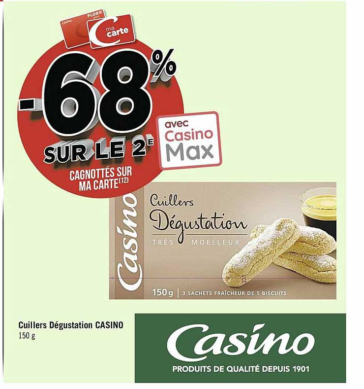 cuillers dégustation casino