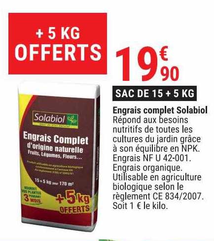 Engrais Complet Solabiol