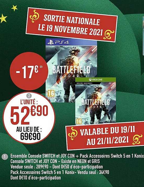 ensemble console switch et joy con + pack accessoires switch 5 en 1 konix  console switch et joy con