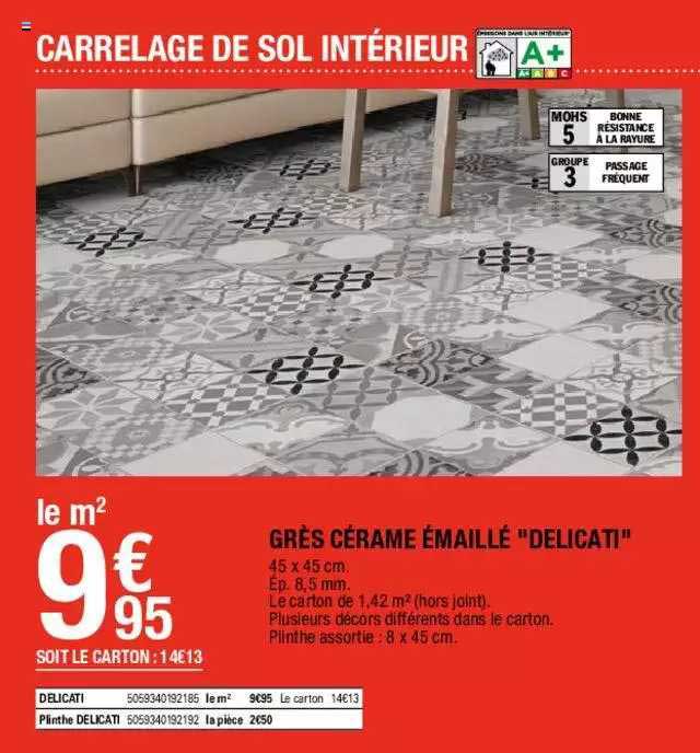 grès cérame émaillé "delicati"