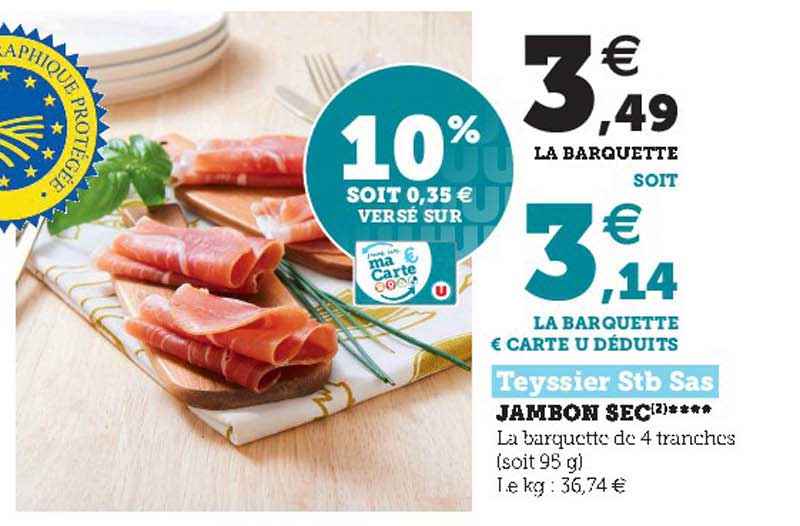 jambon sec teyssier stb sas